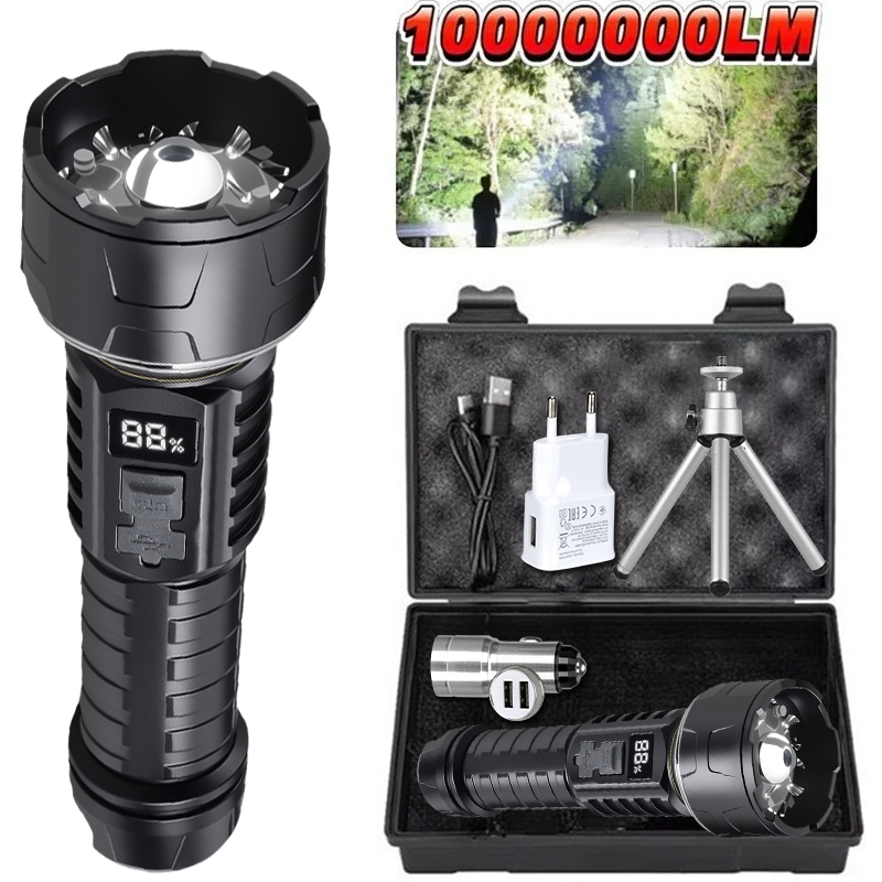 Outdoor Adventurer - COB LED Flashlight Rechargeable Lantern 7-core