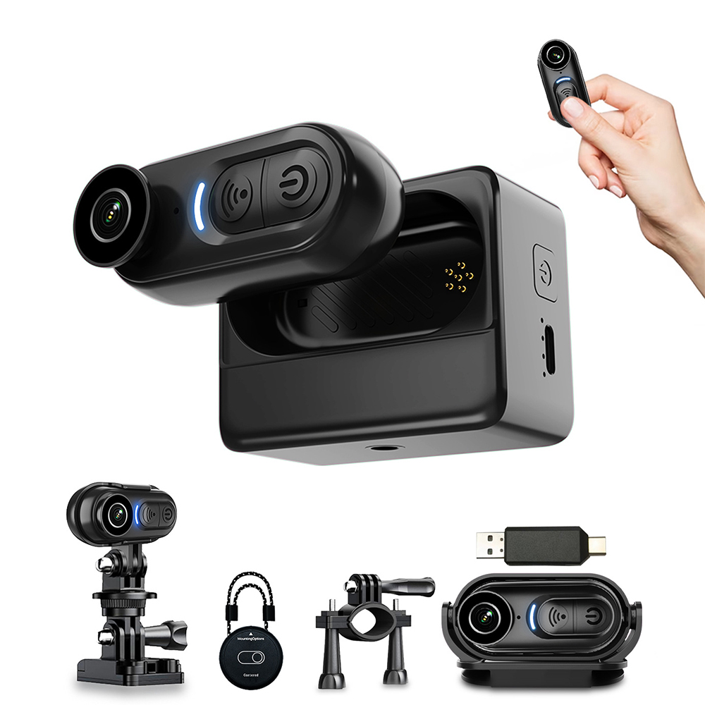 Outdoor Adventure And Travel - 4K Mini Body Camera with 6-Axis
