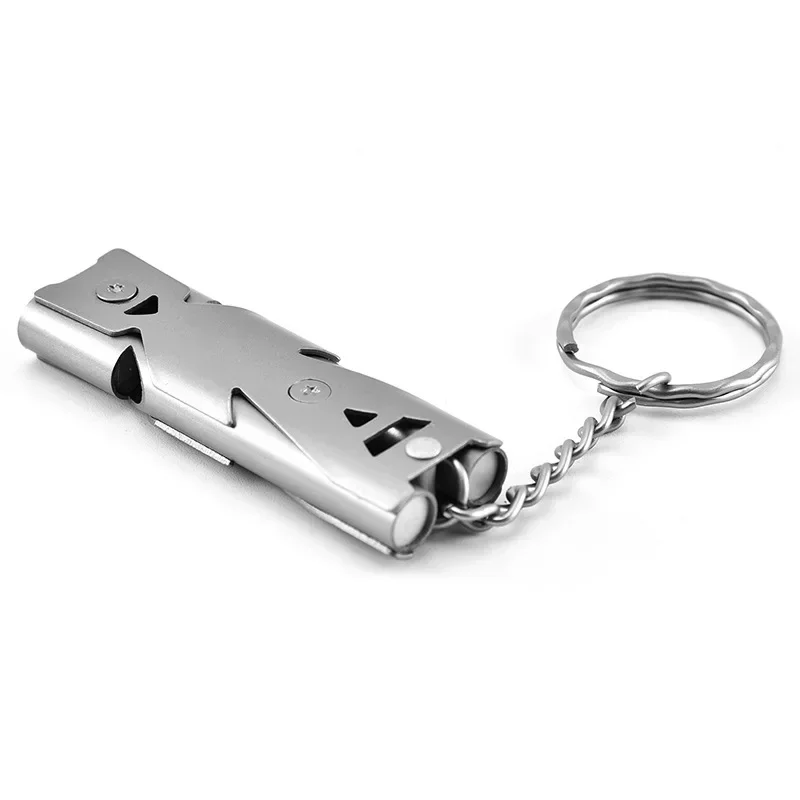 Outdoor Adventurer - 1 Pcs Double Pipe Whistle Pendant