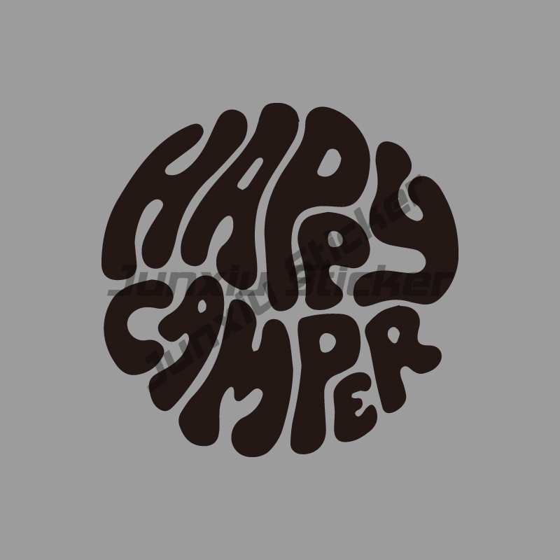 Happy Camper Boho Style Clip A - đánh giá và giá Outdoor Adventure Words