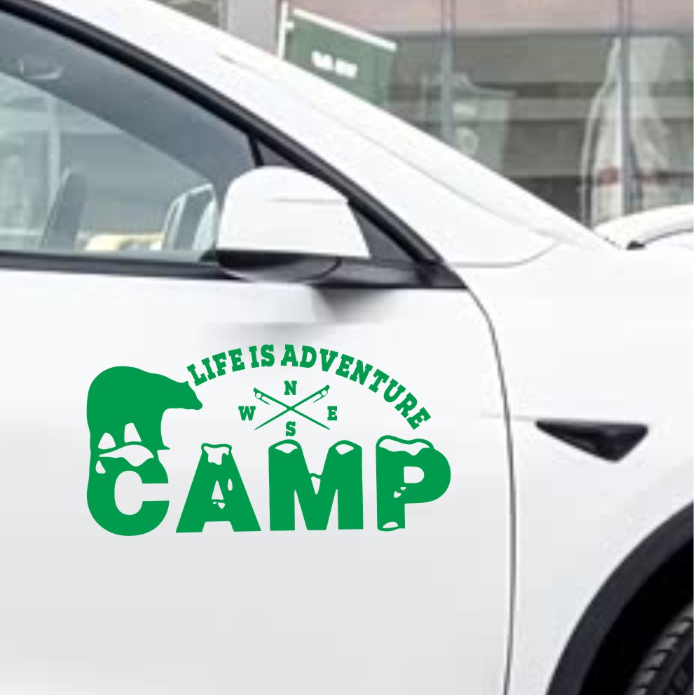 Off-Road Camping Car Sticker B - đánh giá và giá Outdoor Adventure Words