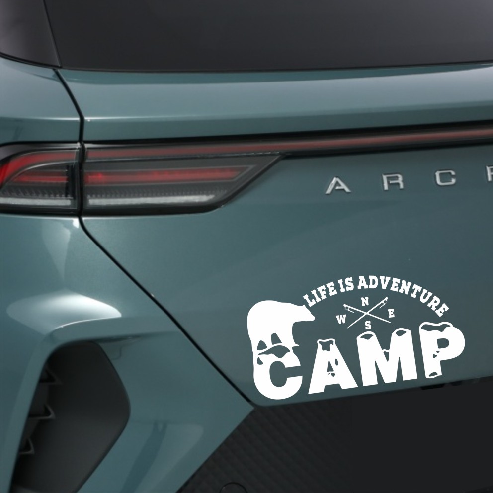 Off-Road Camping Car Sticker B - đánh giá và giá Outdoor Adventure Words