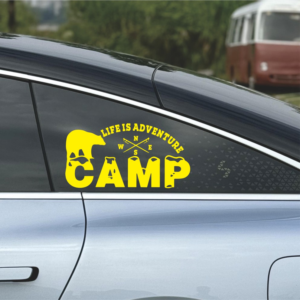 Off-Road Camping Car Sticker B - đánh giá và giá Outdoor Adventure Words