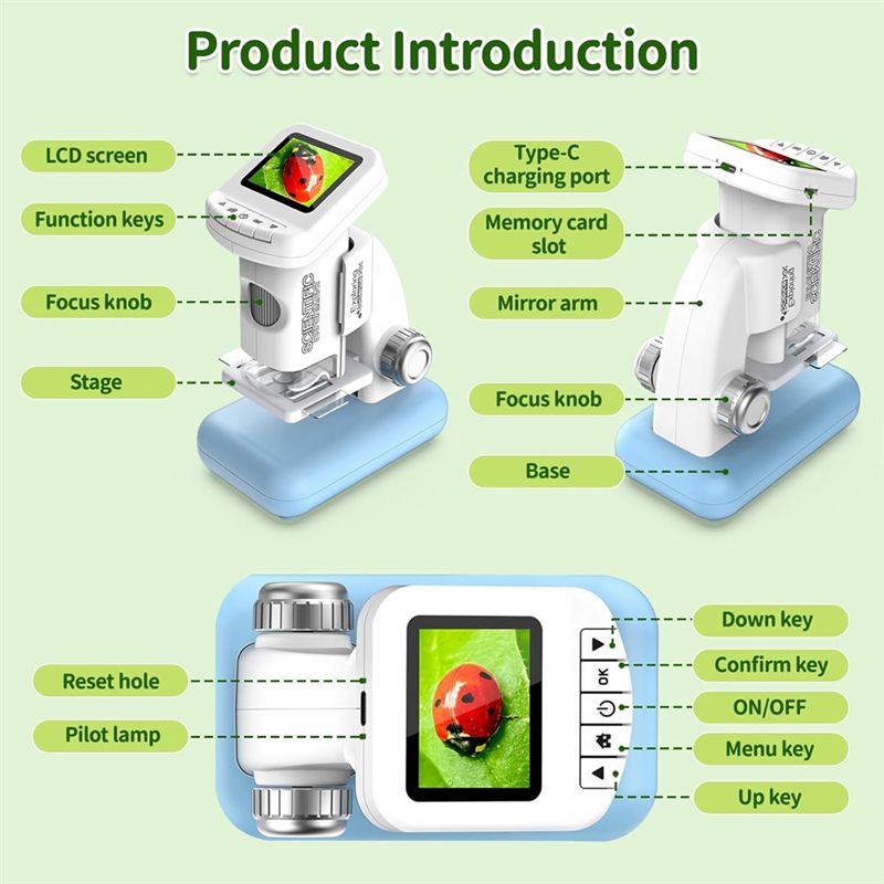 ABZL Explore Science Kids Digi - đánh giá và giá Outdoor Adventure Microscope