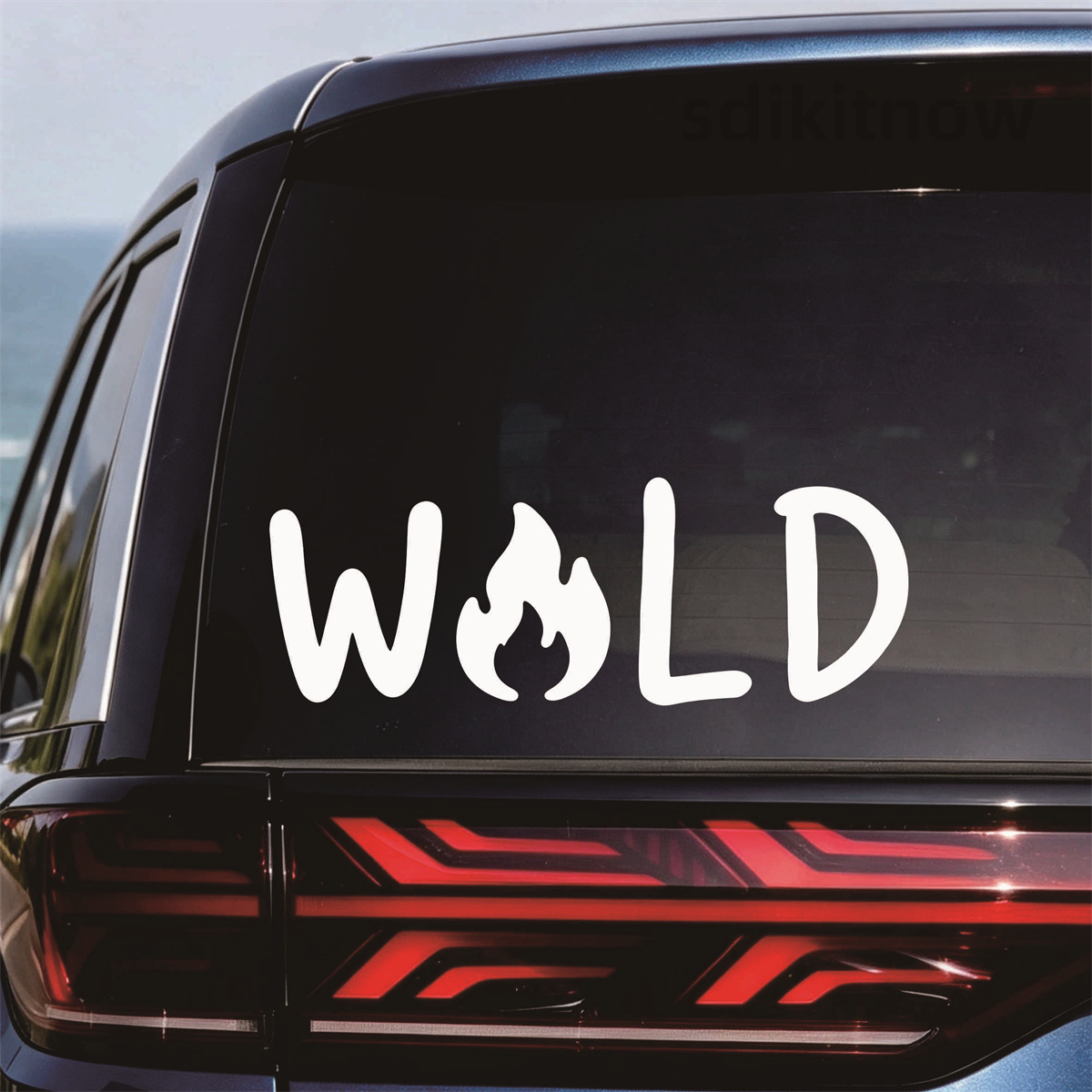Wild Fire Camp Vinyl Car Stick - đánh giá và giá Outdoor Adventure Words