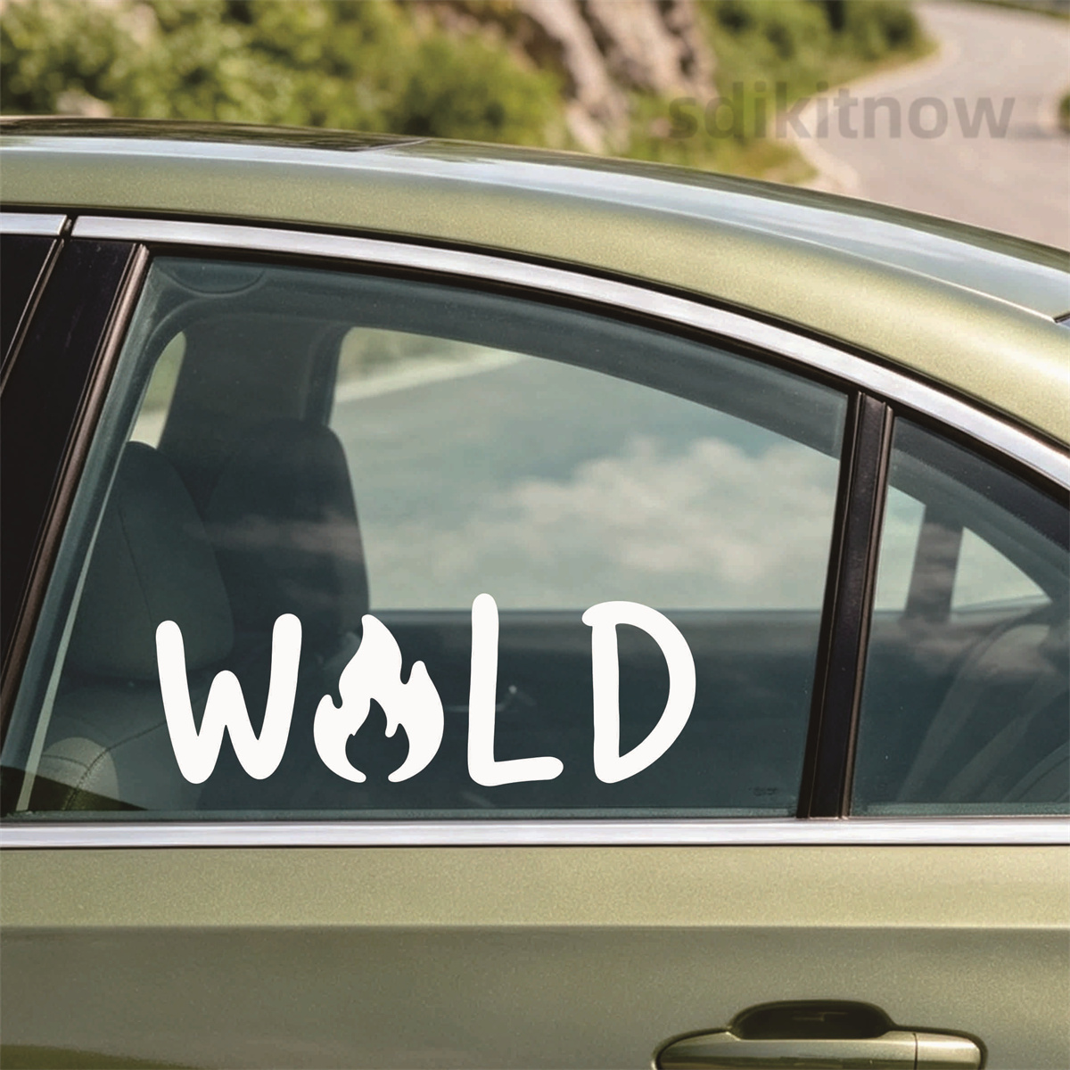 Wild Fire Camp Vinyl Car Stick - đánh giá và giá Outdoor Adventure Words