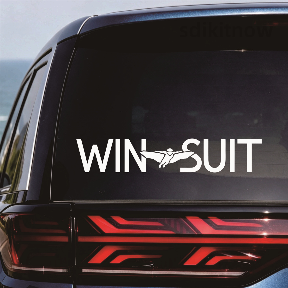 Wingsuit Flyer Vinyl Car Stick - đánh giá và giá Outdoor Adventure Words