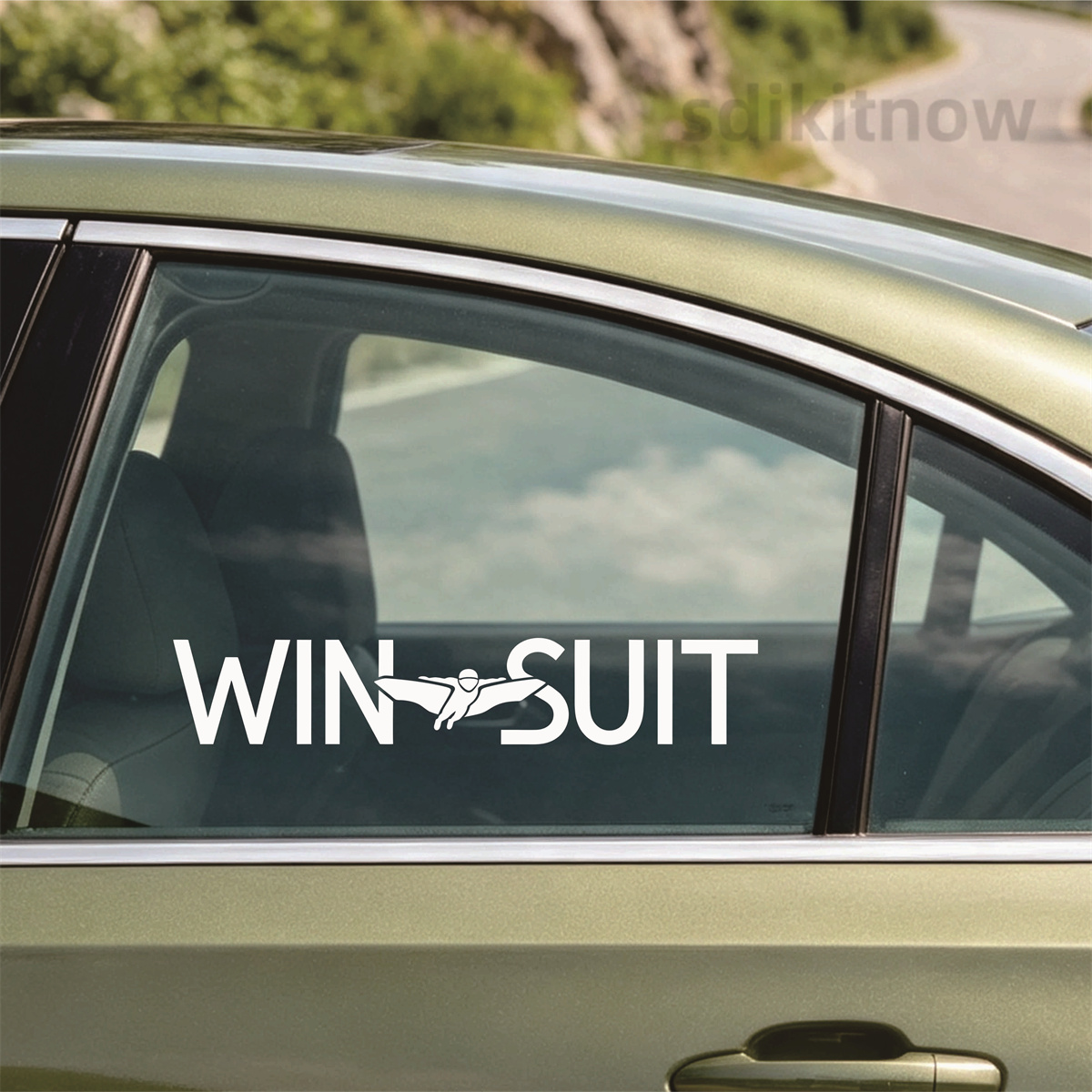Wingsuit Flyer Vinyl Car Stick - đánh giá và giá Outdoor Adventure Words