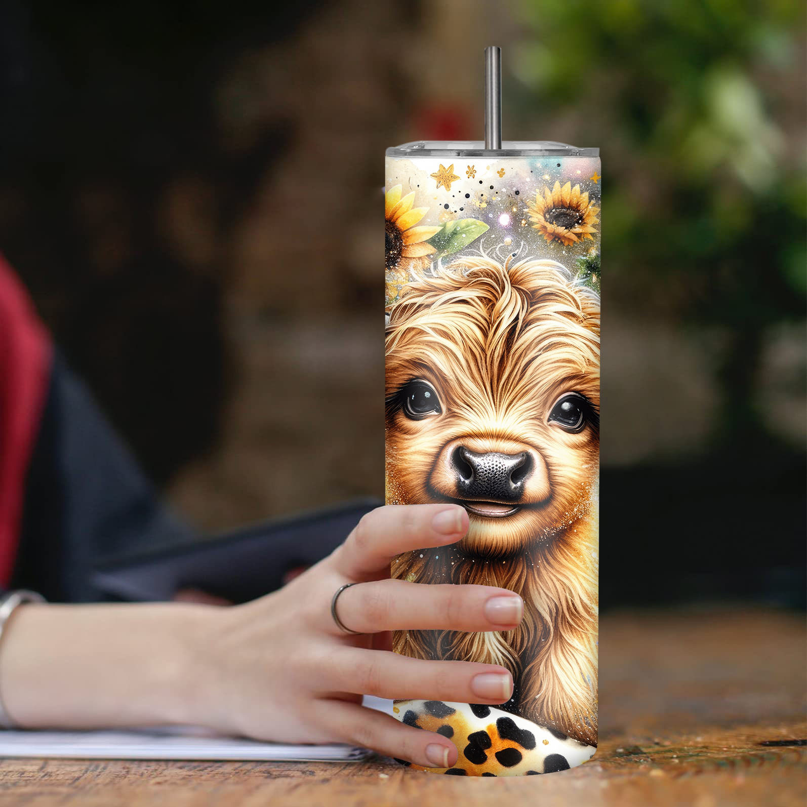 20oz Sunflower Cow Insulated T - đánh giá và giá Outdoor Adventure And Travel