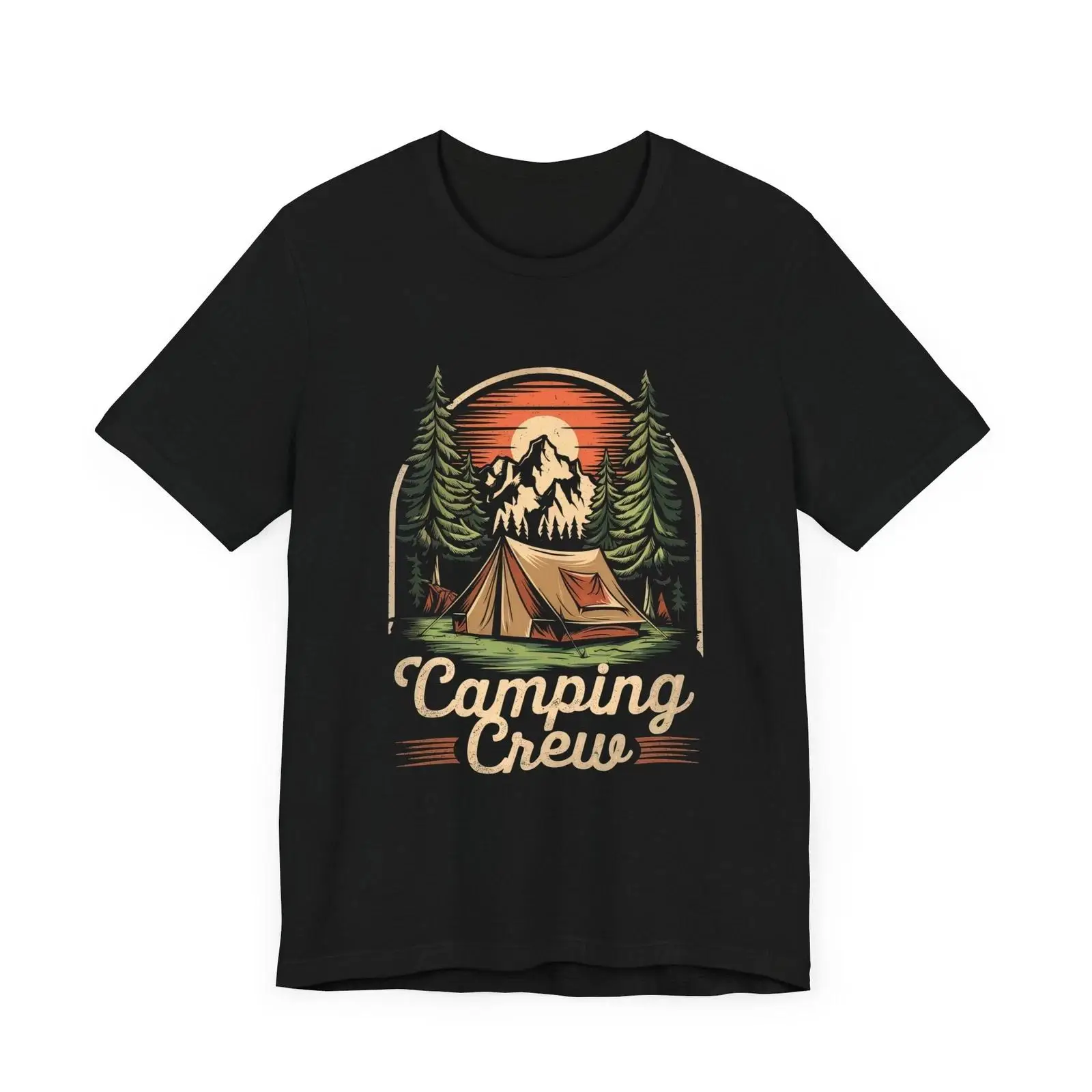Camping Crew T Shirt Outdoor A - đánh giá và giá Outdoor Adventure Wear