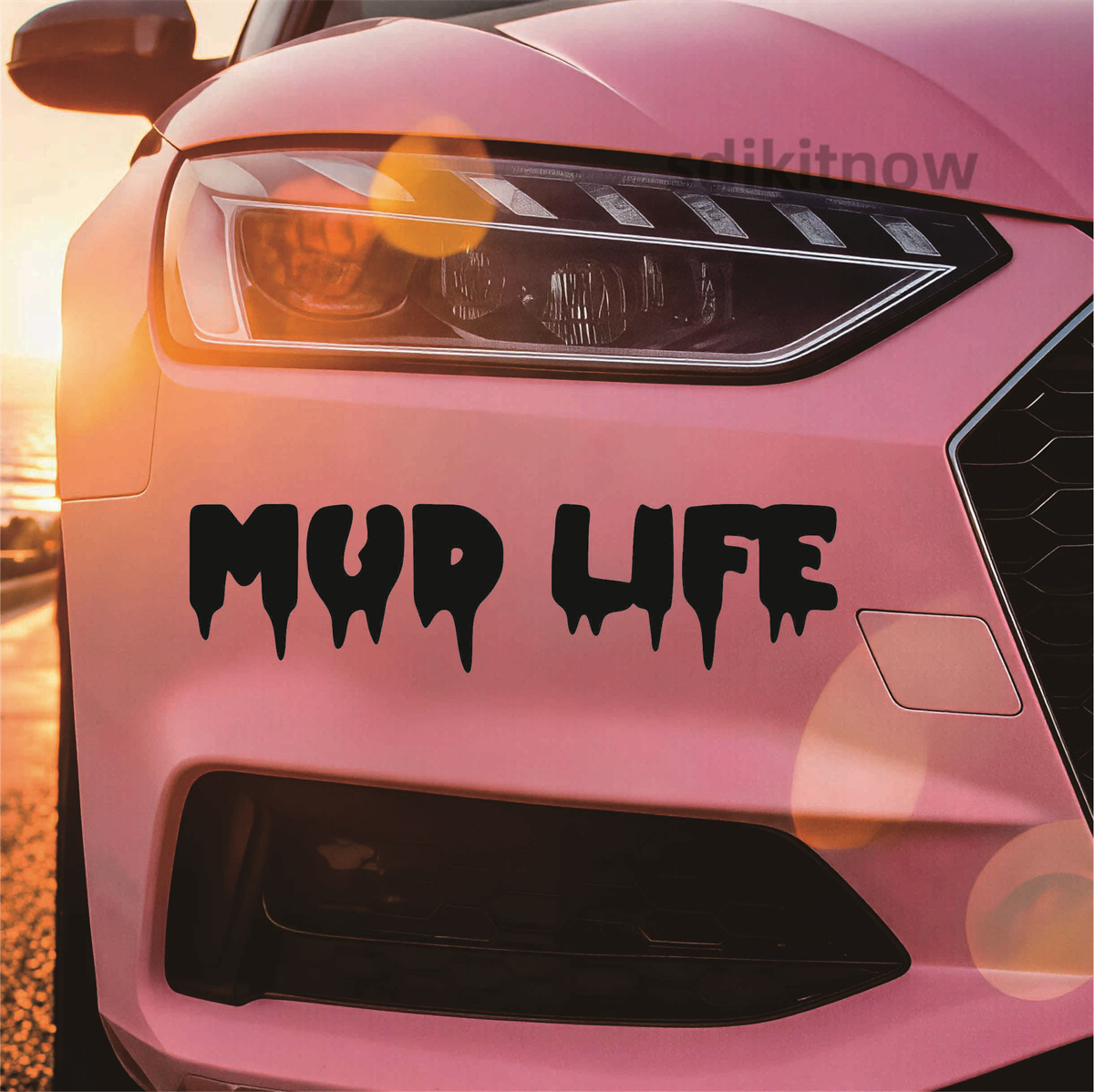 Dripping Mud Life Text car sti - đánh giá và giá Outdoor Adventure Words