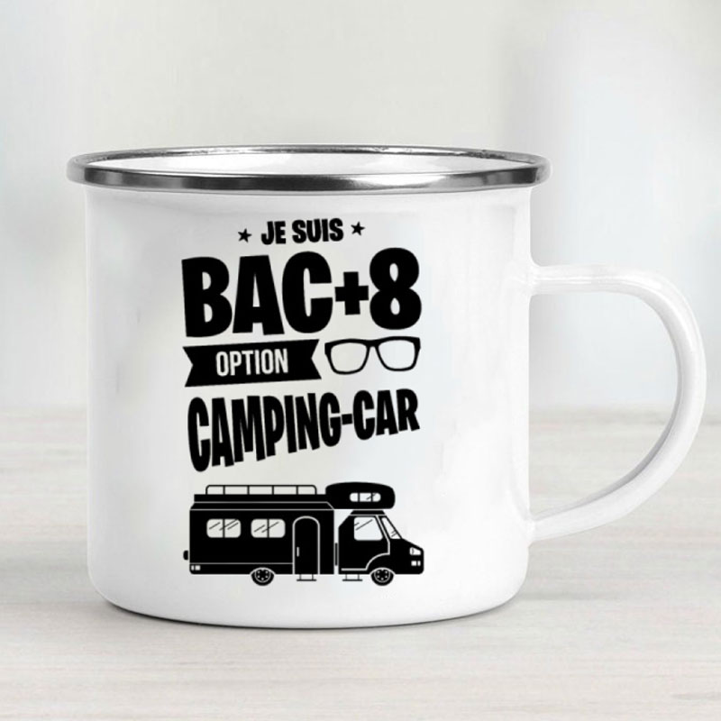 Camping Car Enamel Mug Adventu - đánh giá và giá Outdoor Adventure And Travel