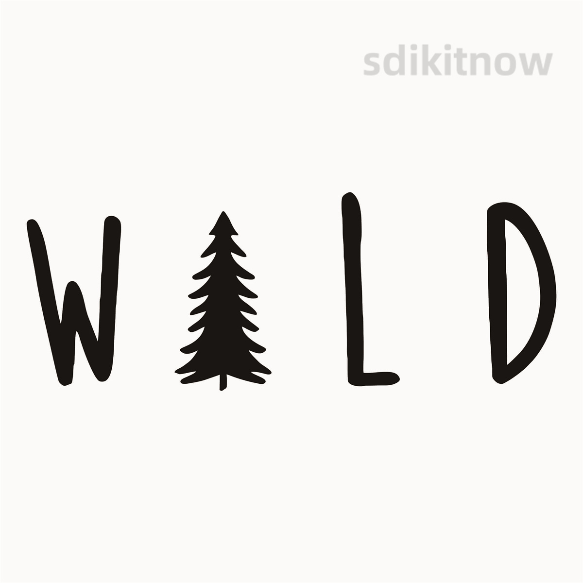 Wild Pine Tree Vinyl Car Stick - đánh giá và giá Outdoor Adventure Words