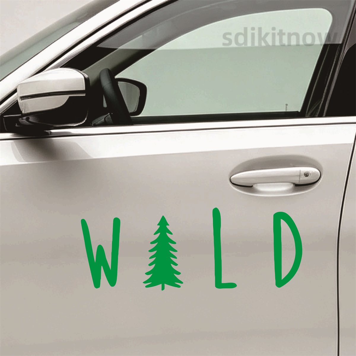 Wild Pine Tree Vinyl Car Stick - đánh giá và giá Outdoor Adventure Words